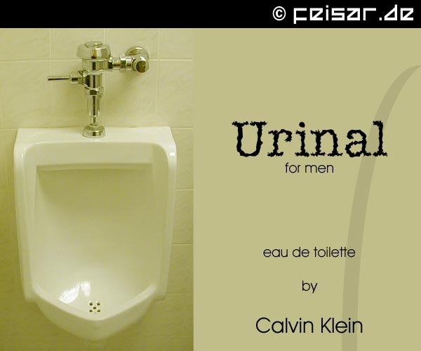 Urinal
for men
eau de toilette
by
Calvin Klein